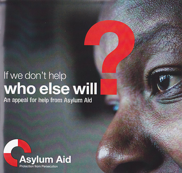 Asylum Aid case for support appeal brochure