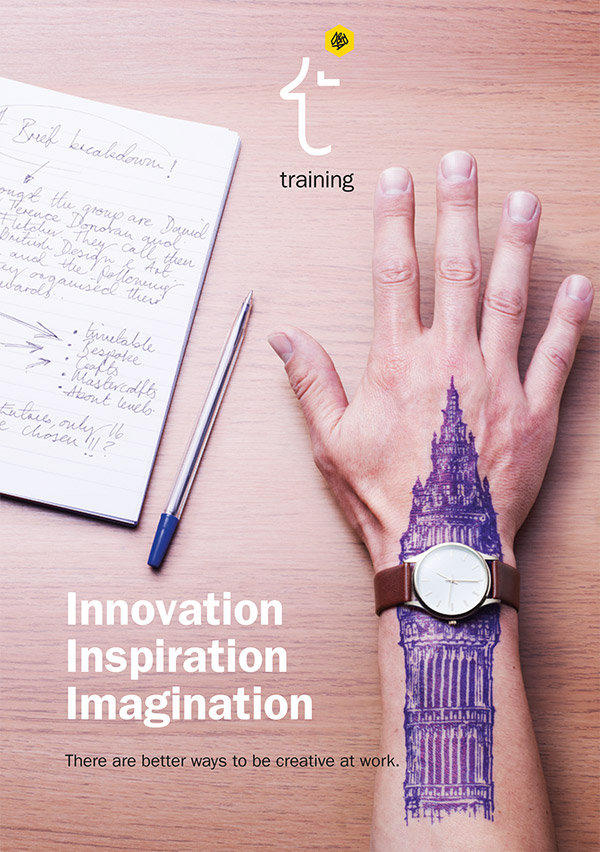Innovation, Inspiration, Imagination. There are better ways to be creative at work. D&AD training